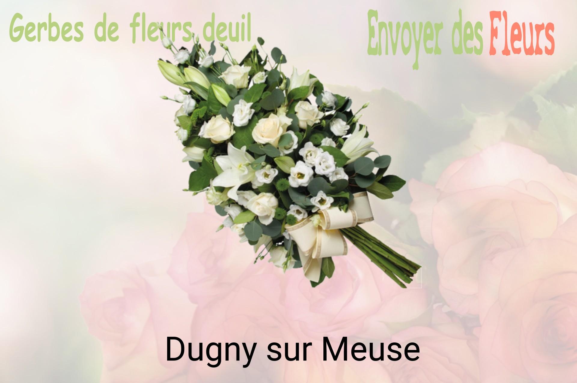Gerbe de fleurs de deuil livrée à Dugny-sur-Meuse